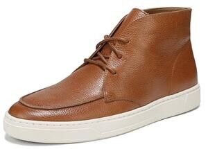 Vionic Mens Danfield Ankle Boots US 11 M EU 44 Tan Brown Leather NIB
